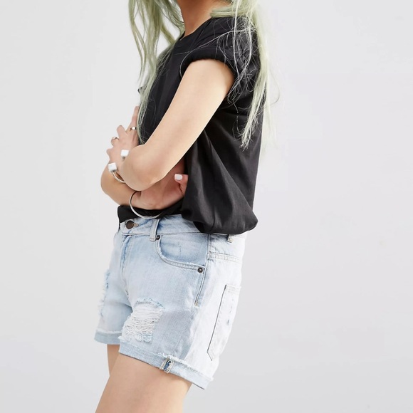 Just Female destroyed denim shorts - Picture 4 of 6